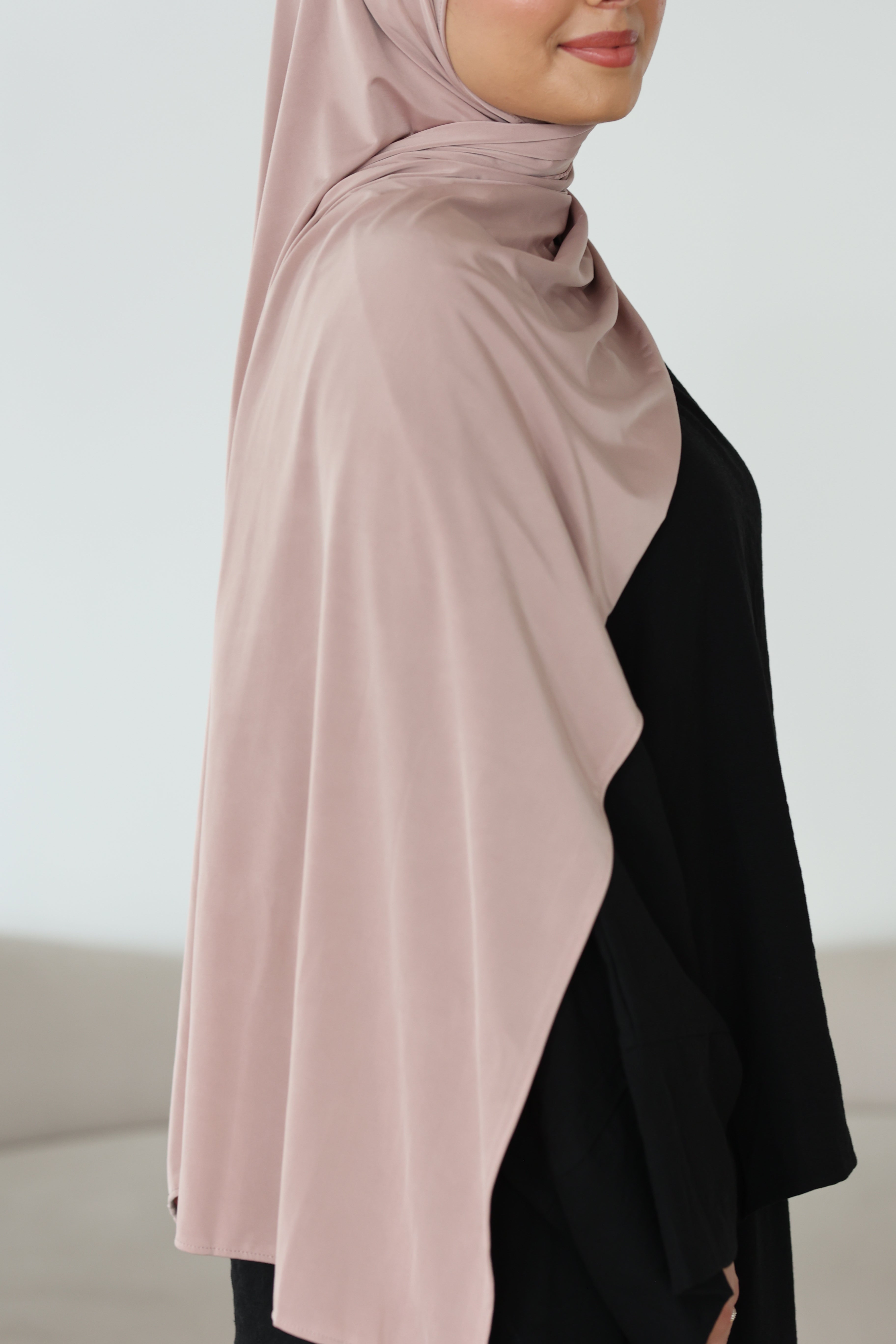 Liquid Jersey in Chai Rose