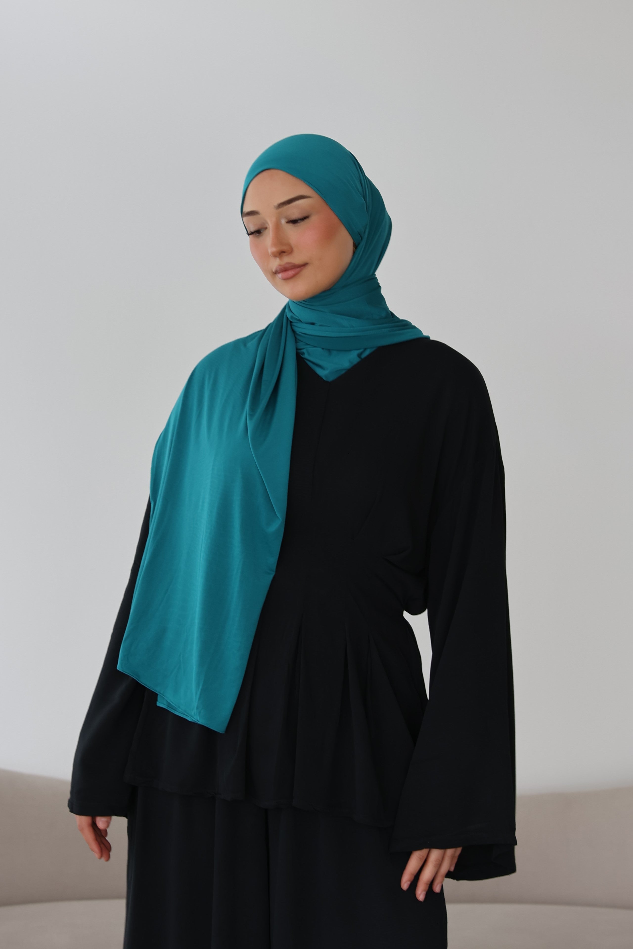 Liquid Jersey in Teal