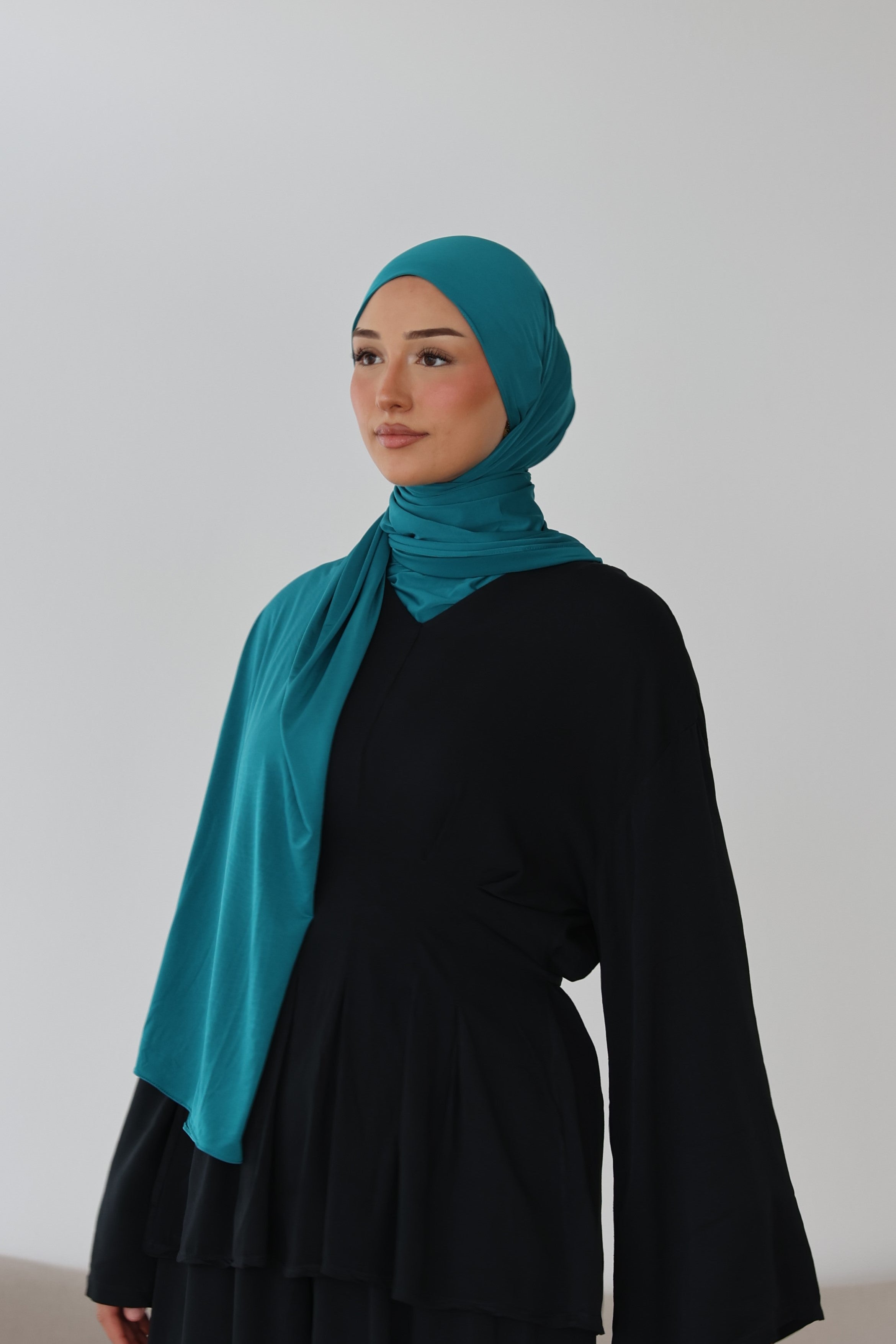 Liquid Jersey in Teal
