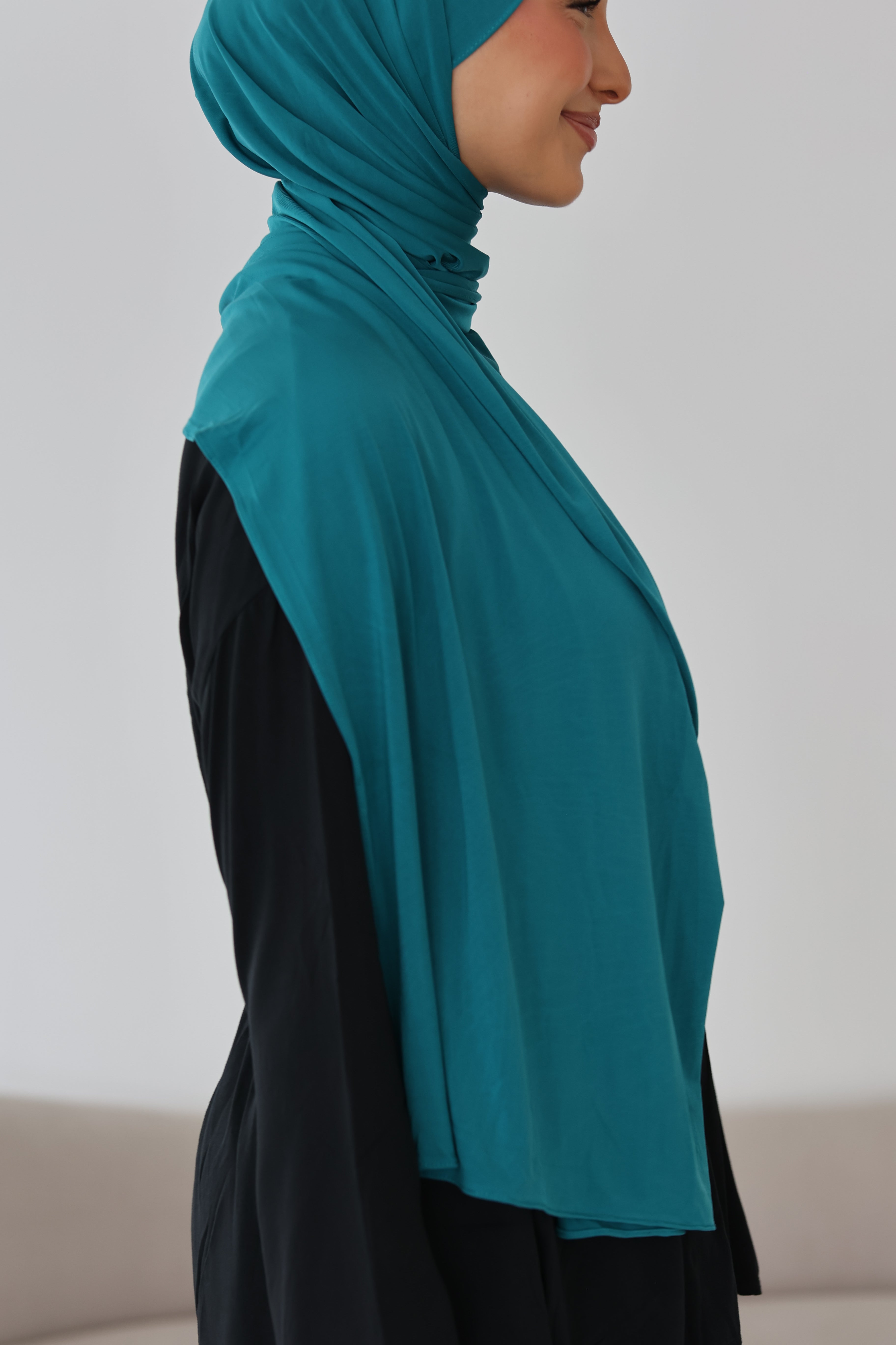 Liquid Jersey in Teal
